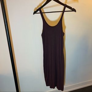 T Alexander Wang maroon cami tank dress size small